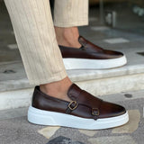 Comfort Walk Brown Sneakers