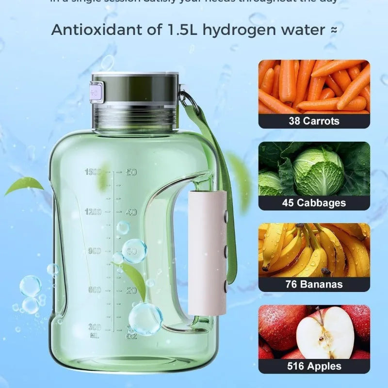 Hydrogen Water Bottle 1.5L